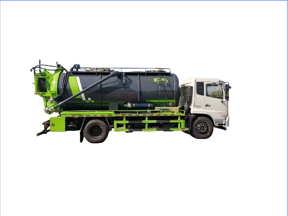 Bekende merk 5m3 4*2 Afvalwater Vacuüm Afvoerzuigtruck Afvoerzuigtrucks