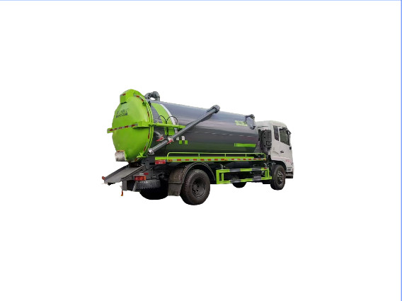 Bekende merk 5m3 4*2 Afvalwater Vacuüm Afvoerzuigtruck Afvoerzuigtrucks